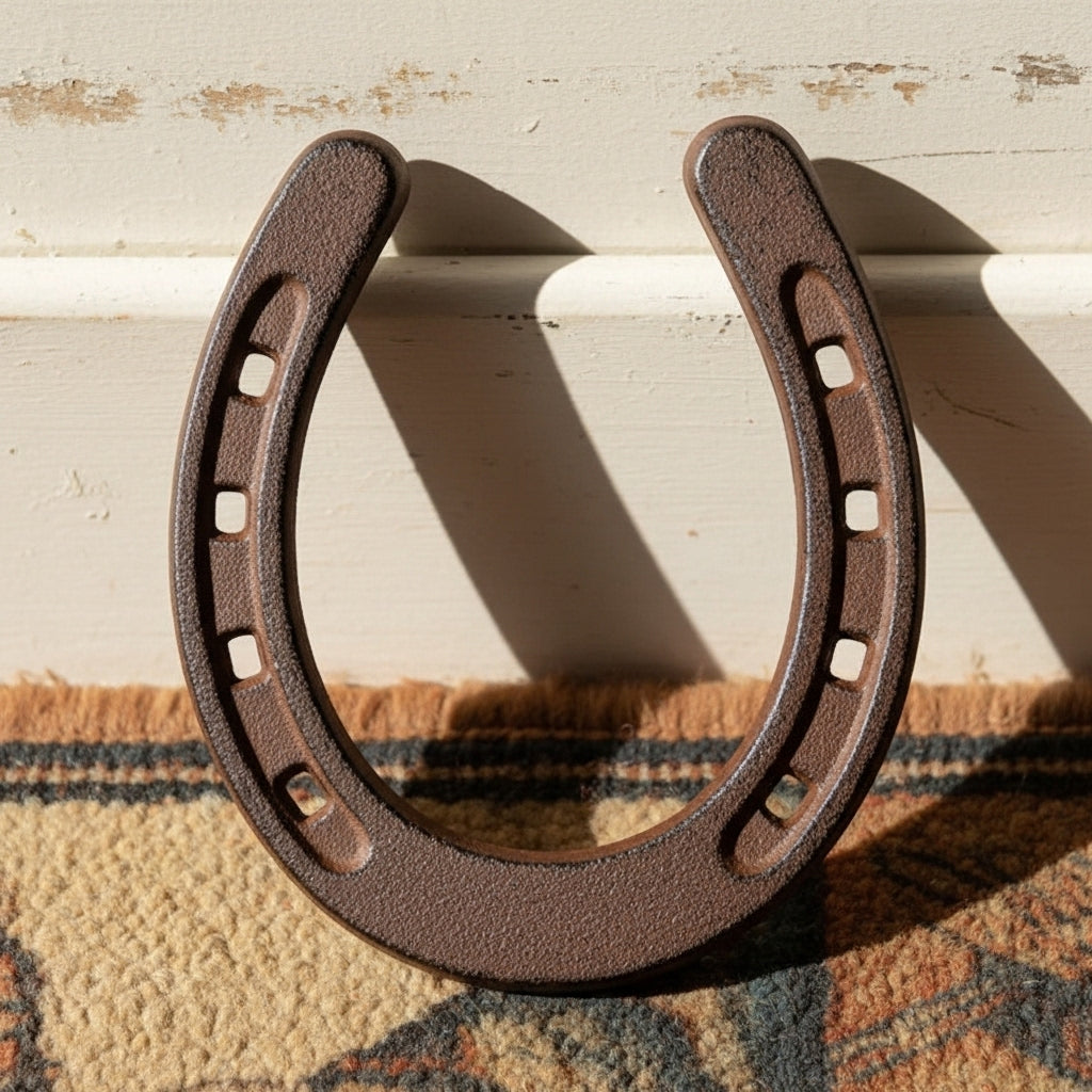 Small Horseshoe, Cast Iron Western Good Luck Wall Decor