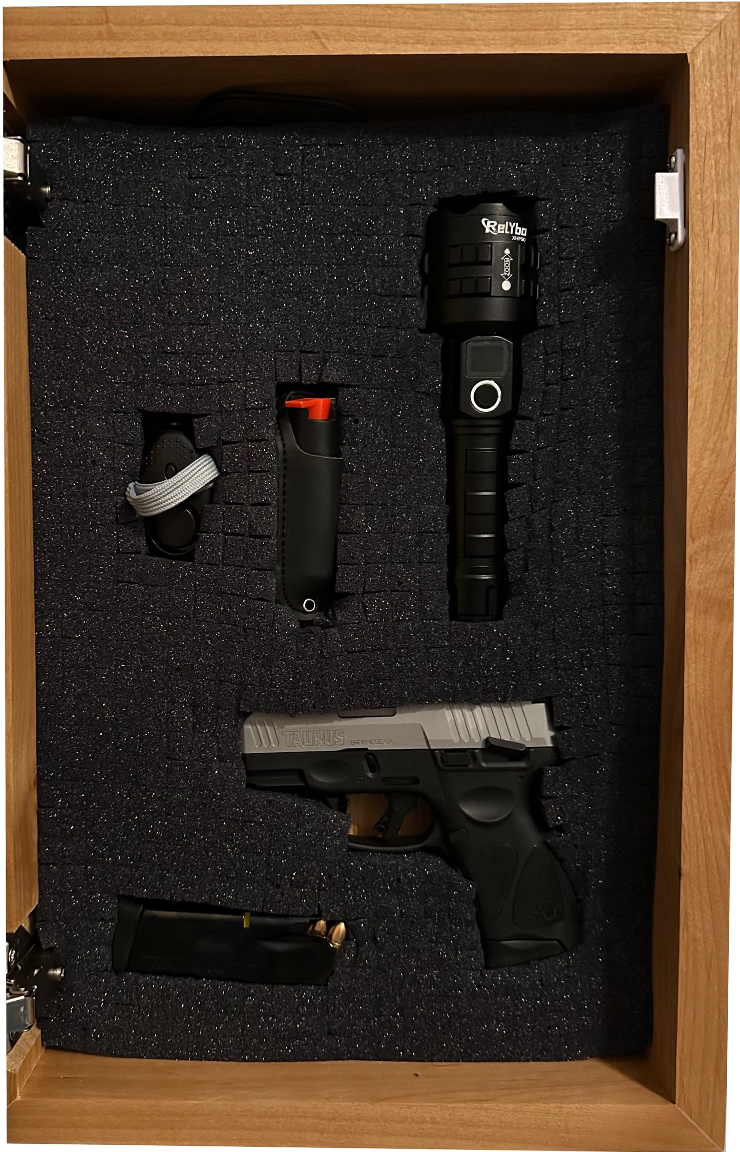 Horse Wall Art Gun Concealment Furniture - Handcrafted Hidden Gun Storage Wall Decor - Hidden Gun Shelf with Magnetic Lock for Quick Access