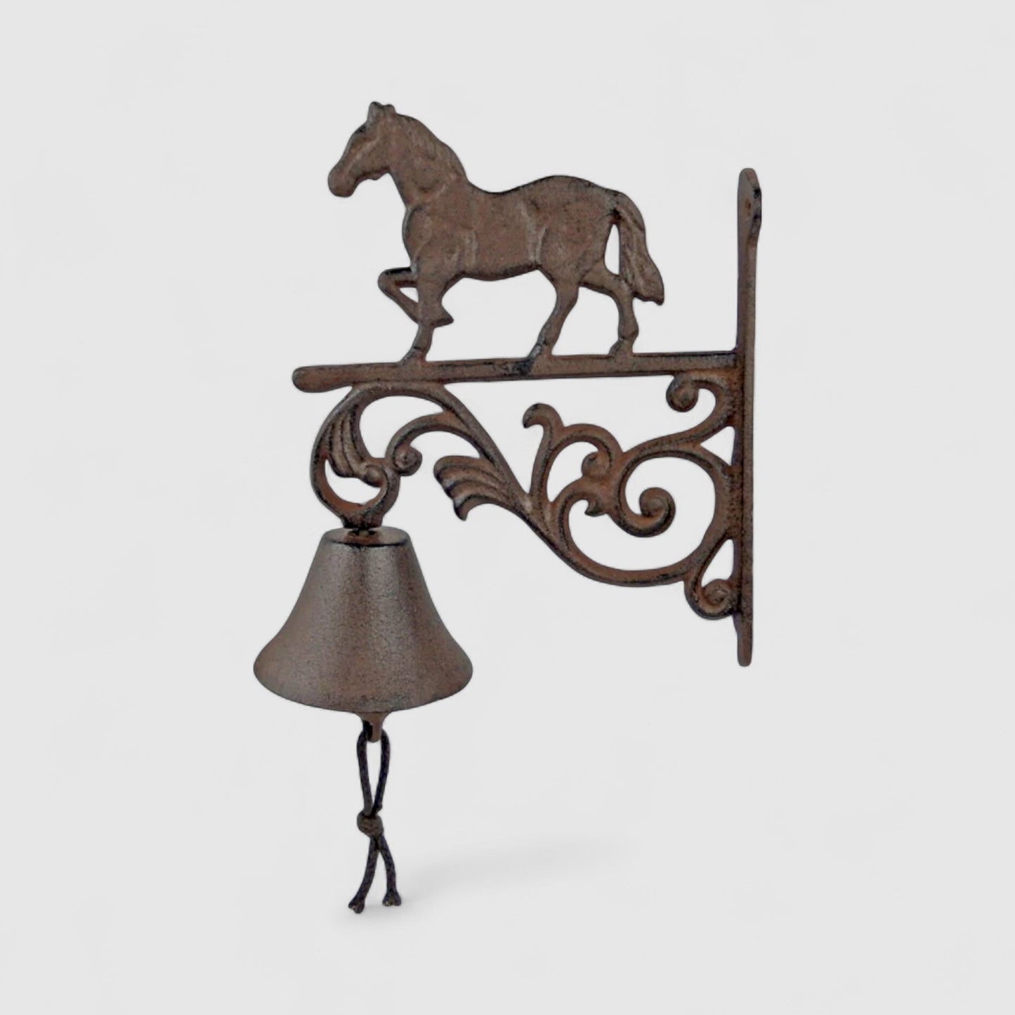 Horse Doorbell, Cast Iron Farmhouse Porch Bell and Chime