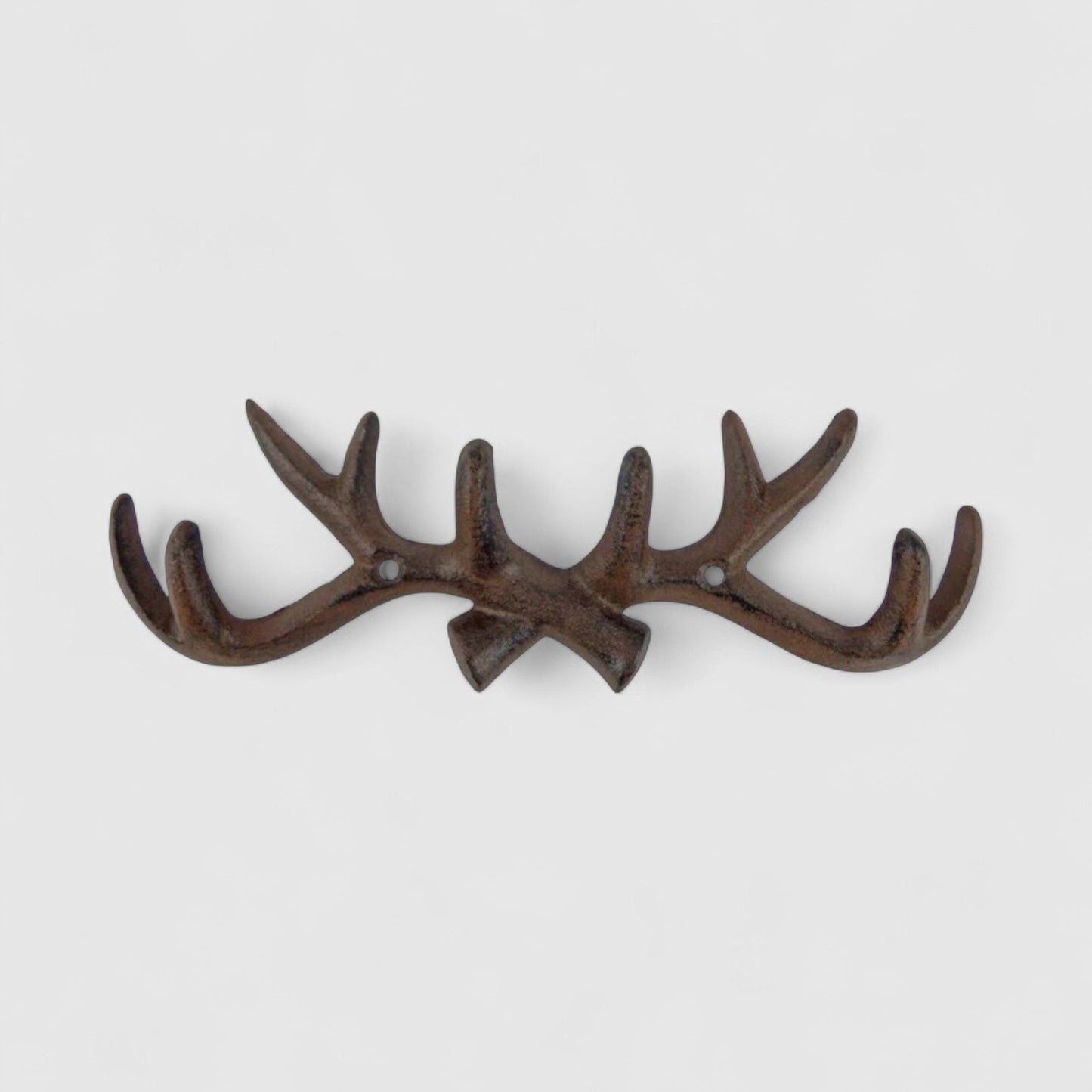 Antler Wall Hook, Cast Iron Cabin and Lodge for Coats or Hats