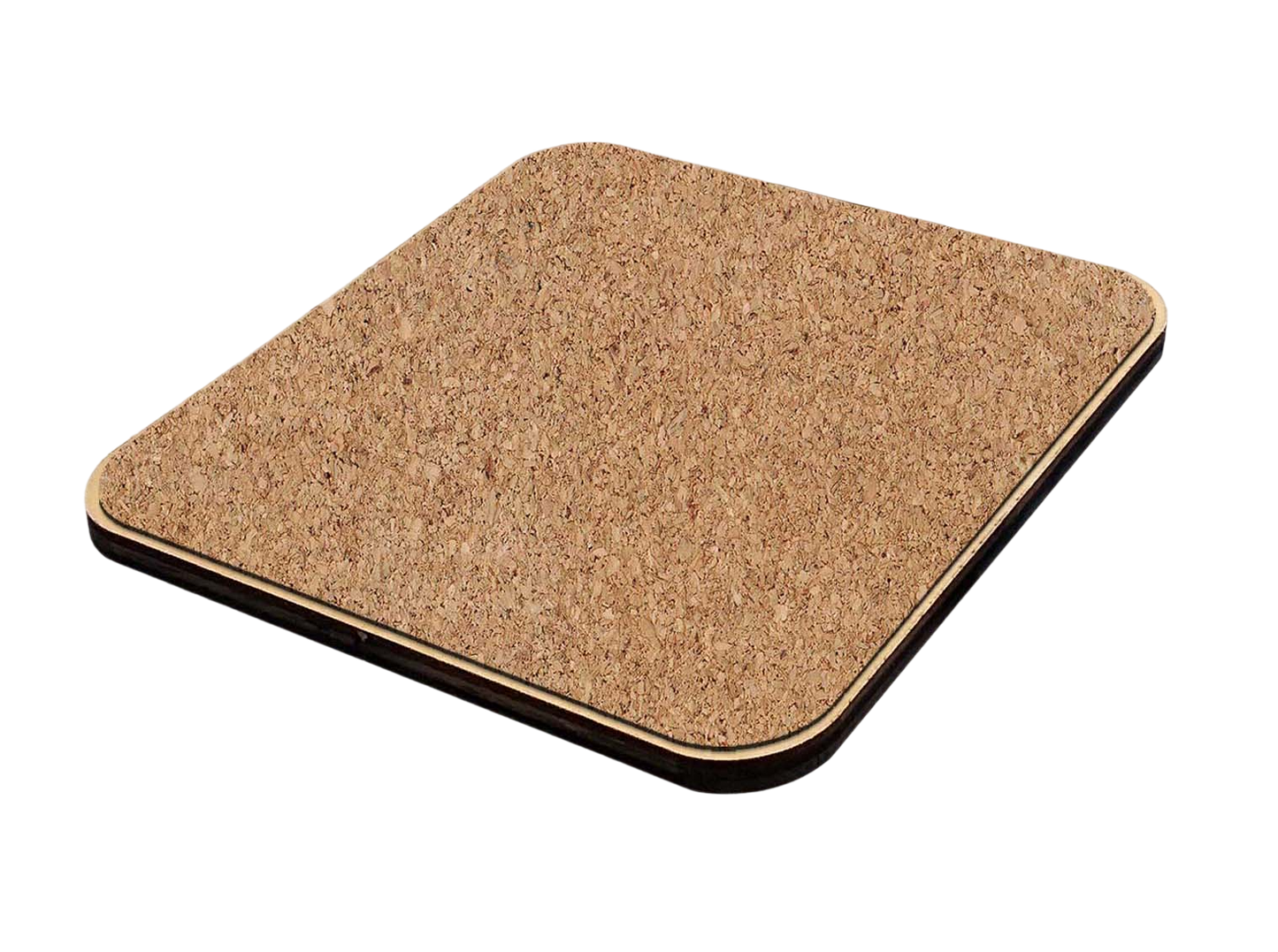 Horseshoe Art Wooden Cork Coasters Gift Set of 4 by Nature Wonders - Nature Wildlife Decor  - 8198622C-S4
