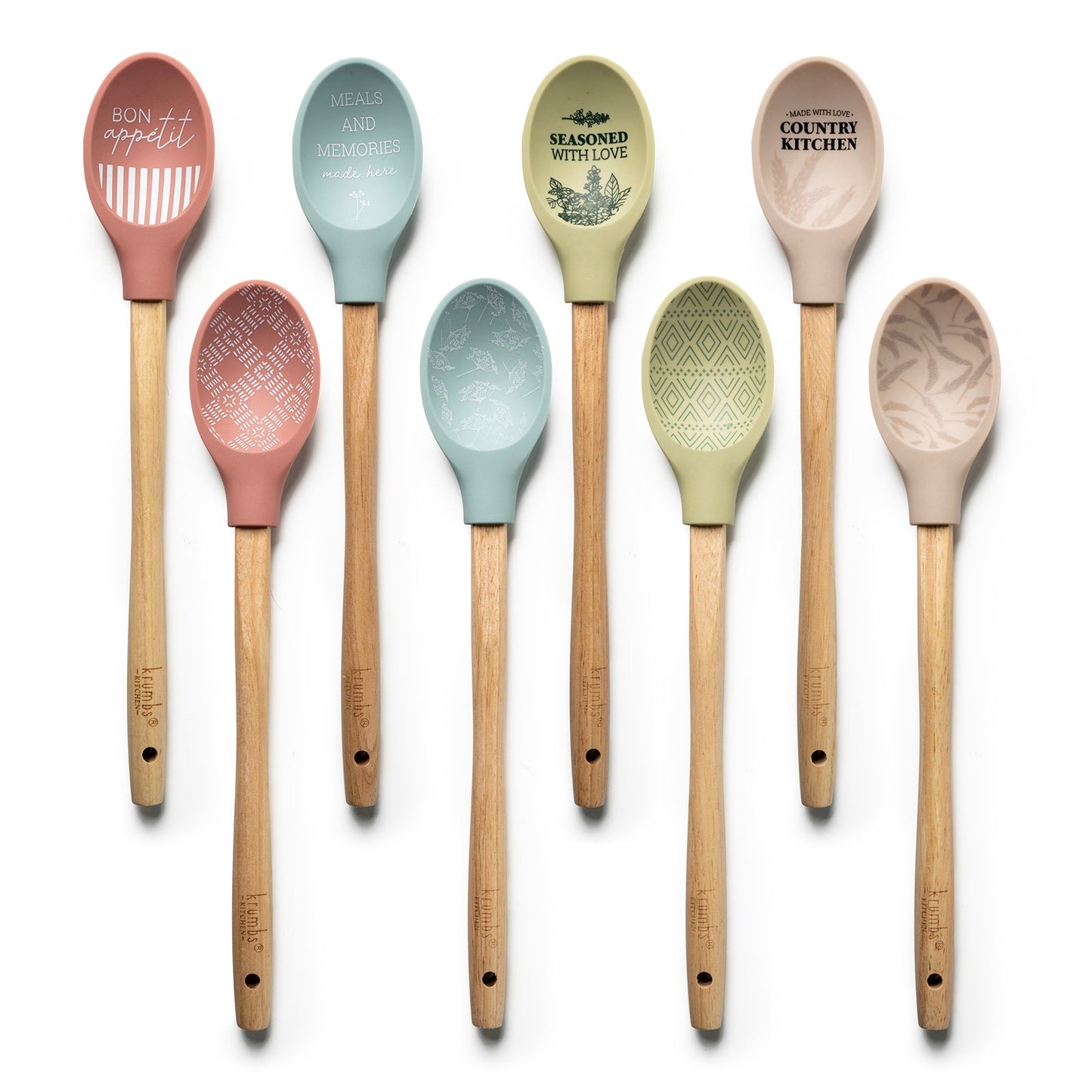 Krumbs Kitchen® Farmhouse Silicone Spoon